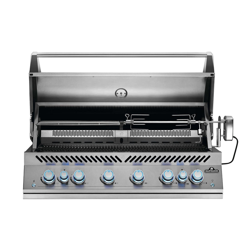 Napoleon 44" 700 Series 44 RB Built-In Natural Gas Grill with Dual Infrared Rear Burners in Stainless Steel (BIG44RBNSS)