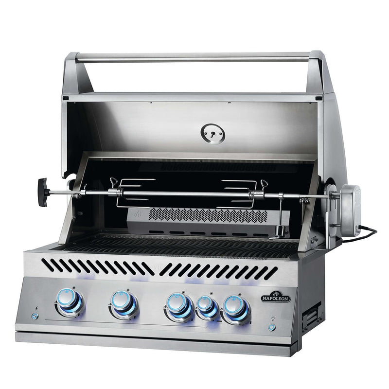 Napoleon 32" 700 Series 32 RB Built-In Propane Gas Grill with Infrared Rear Burner in Stainless Steel (BIG32RBPSS)