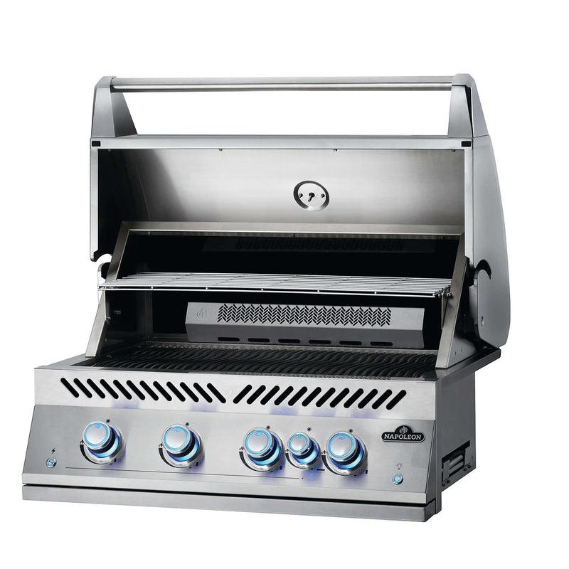 Napoleon 32" 700 Series 32 RB Built-In Natural Gas Grill with Infrared Rear Burner in Stainless Steel (BIG32RBNSS)