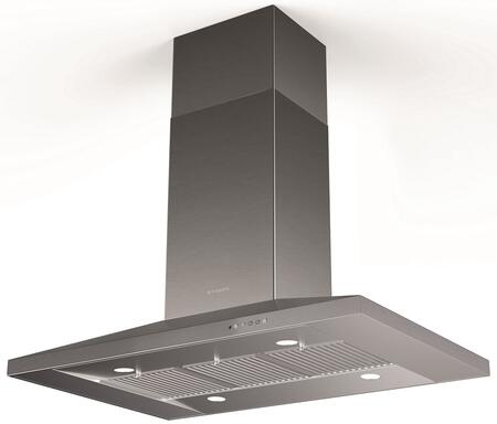 Faber 42" Dama Isola Island Mounted Convertible Range Hood with 600 CFM VAM Blower in Stainless Steel (DAMAIS42SSV)