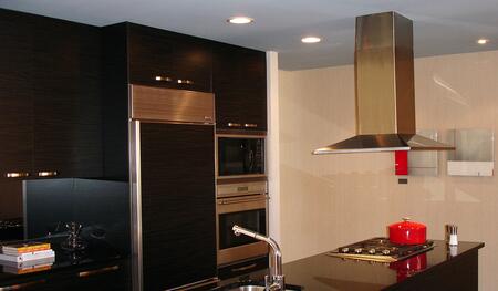 Faber 42" Dama Isola Island Mounted Convertible Range Hood with 600 CFM VAM Blower in Stainless Steel (DAMAIS42SSV)