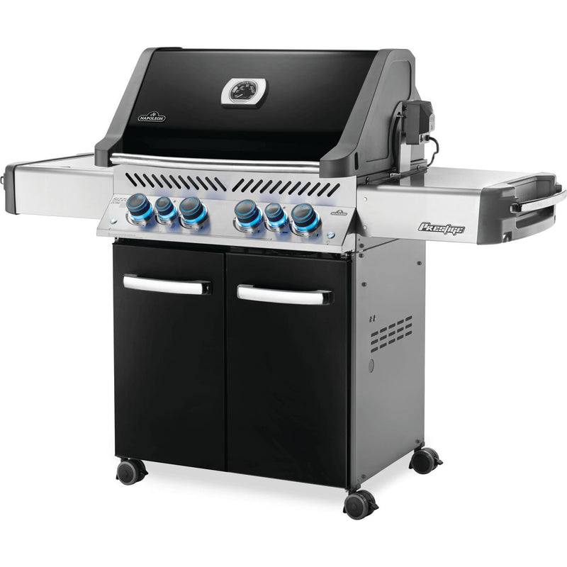 Napoleon 67" Prestige 500 RSIB Propane Gas Grill with Infrared Side and Rear Burners in Black (P500RSIBPK-3)