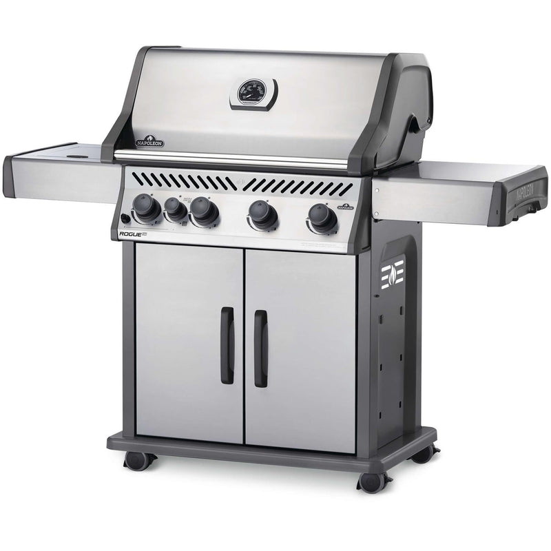 Napoleon 61" Rogue XT 525 SIB Propane Gas Grill with Infrared Side Burner in Stainless Steel (RXT525SIBPSS-1)