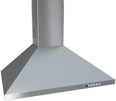 Faber 36" Classica Plus Wall Mounted Convertible Range Hood with 600 CFM VAM Blower in Stainless Steel (CLPL36SSV)