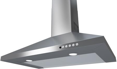 Faber 36" Classica Plus Wall Mounted Convertible Range Hood with 600 CFM VAM Blower in Stainless Steel (CLPL36SSV)