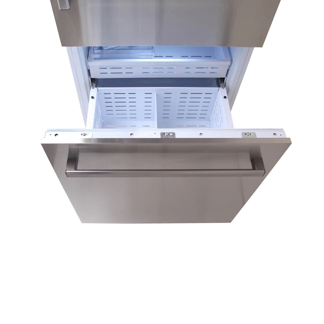 Kucht 30" 17 cu. ft. Built-In Refrigerator in Custom Panel Ready, Bottom Freezer, Counter Depth (KR300SD)