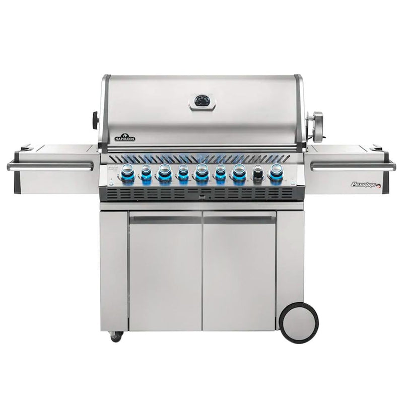 Napoleon 77" Prestige Pro 665 RSIB Natural Gas Grill with Infrared Side and Rear Burners in Stainless Steel (PRO665RSIBNSS-3)