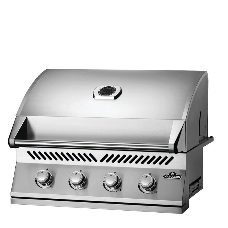 Napoleon 32" 500 Series Built-In Propane Gas Grill Head in Stainless Steel (BI32PSS)