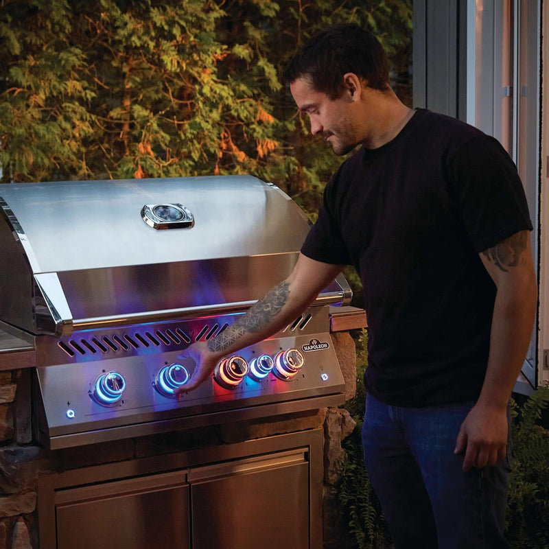 Napoleon 32" 700 Series 32 RB Built-In Propane Gas Grill with Infrared Rear Burner in Stainless Steel (BIG32RBPSS)