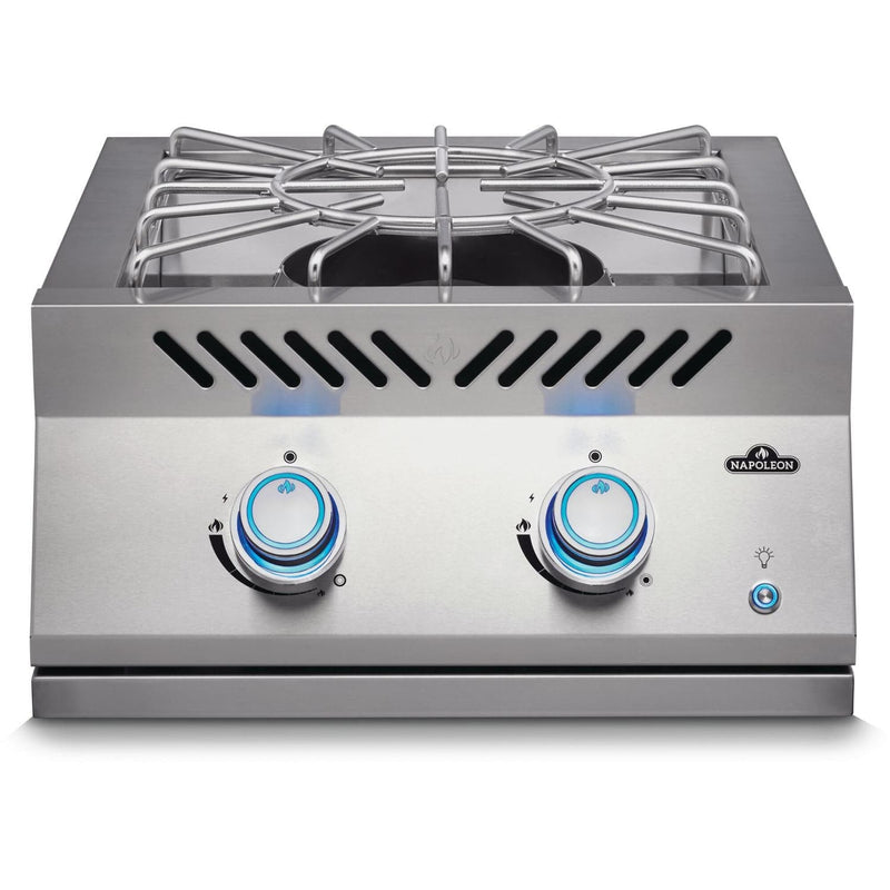 Napoleon 18" 700 Series Built-In Propane Gas Power Burner with Stainless Steel Cover (BIB18PBPSS)