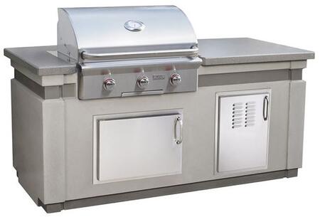 American Outdoor Grill 30" T Series Gas Grill Island (IP30TO-CGT-75SM)