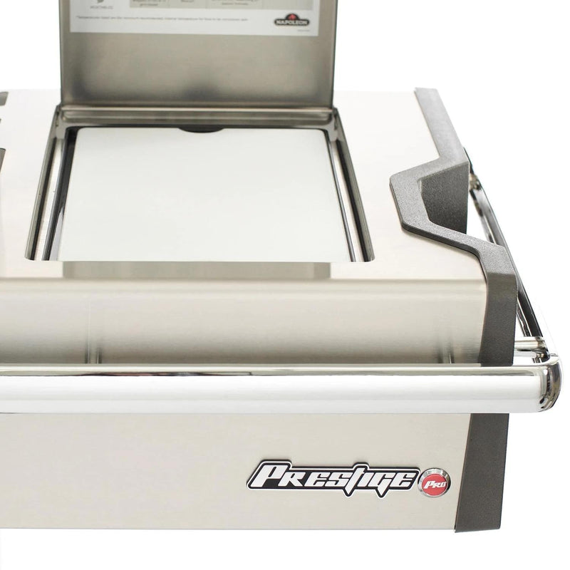 Napoleon 94" Prestige Pro 825 RSBI Natural Gas Grill with Power Side Burner, Infrared Rear & Bottom Burners in Stainless Steel (PRO825RSBINSS-3)