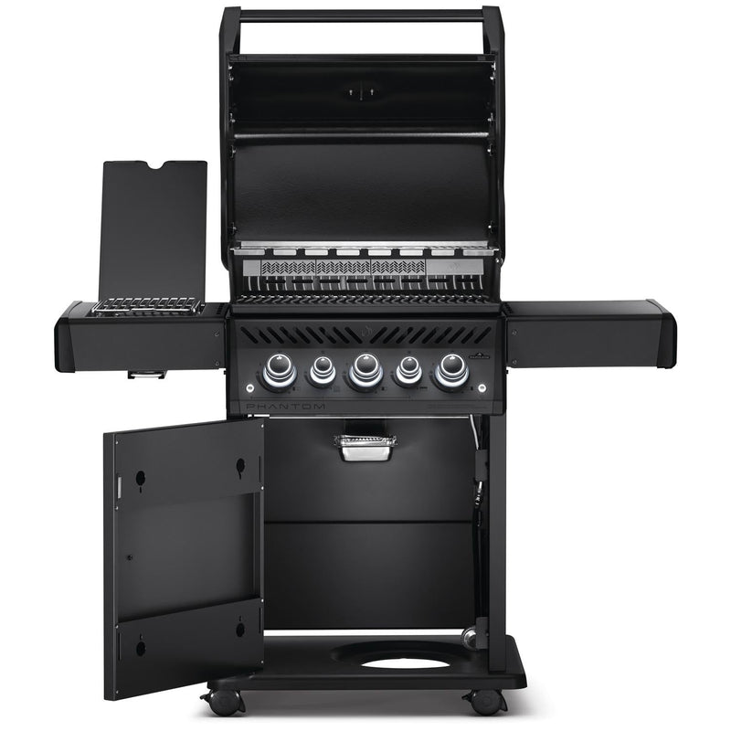 Napoleon 55" Phantom Rogue SE 425 RSIB Propane Gas Grill with Infrared Side and Rear Burners in Matte Black (RSE425RSIBPMK-1-PHM)