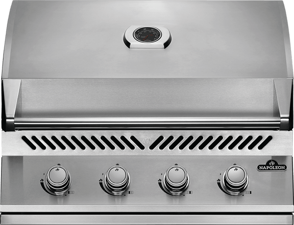 Napoleon 32" 500 Series Built-In Natural Gas Grill Head in Stainless Steel (BI32NSS)