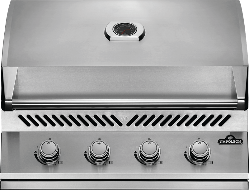 Napoleon 32" 500 Series Built-In Natural Gas Grill Head in Stainless Steel (BI32NSS)