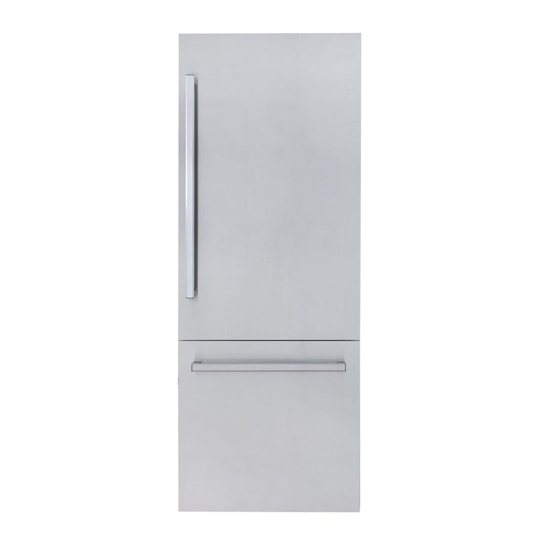 Kucht 30" 17 cu. ft. Built-In Refrigerator in Custom Panel Ready, Bottom Freezer, Counter Depth (KR300SD)