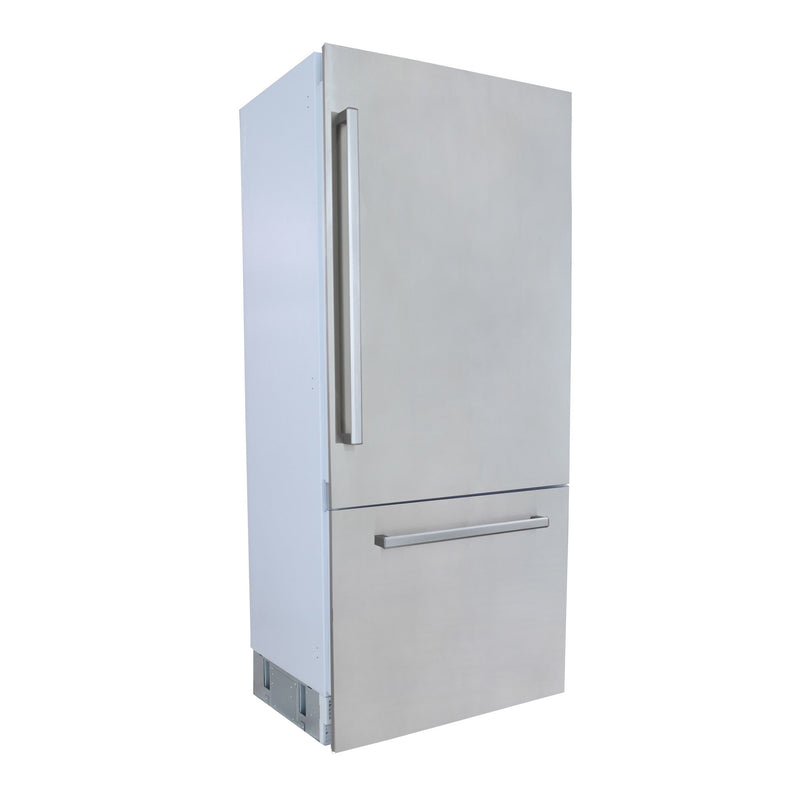 Kucht 36" Built-In Refrigerator in Custom Panel Ready, Bottom Freezer, Counter Depth with Ice Maker (KR360SD)