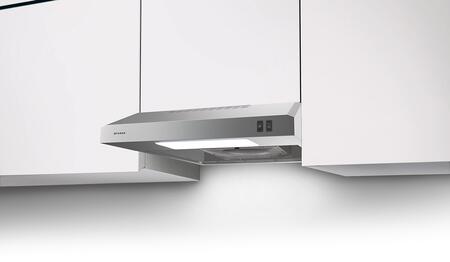 Faber 24" Levante Under Cabinet Convertible Range Hood in Stainless Steel with 200 CFM Class Blower in Stainless Steel (LEVE24SS200)