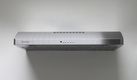 Faber 30" Levante Under Cabinet Convertible Range Hood with 400 CFM Class Blower in Stainless Steel (LEVT30SS395)