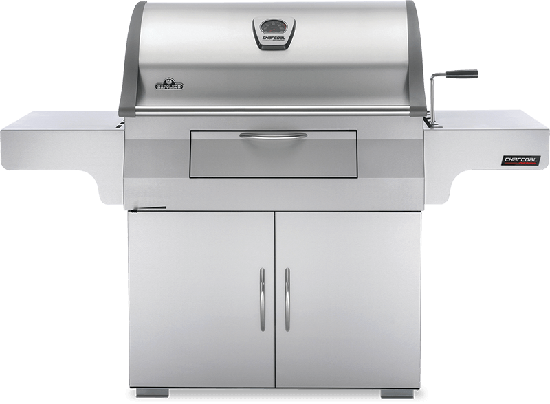 Napoleon 68" Charcoal Professional Cart Grill in Stainless Steel (PRO605CSS)