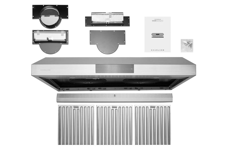 Hauslane 36-Inch Under Cabinet Touch Control Range Hood with Stainless Steel Filters in Stainless Steel (UC-PS18SS-36)