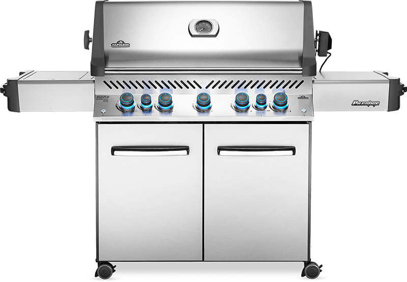 Napoleon 75" Prestige 665 RSIB Natural Gas Grill with Infrared Side and Rear Burners in Stainless Steel (P665RSIBNSS)