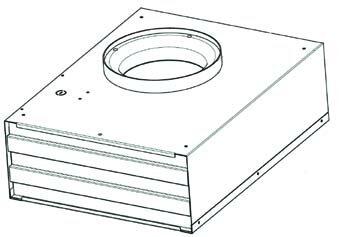 Faber 1200 CFM Remote Blower with 10" Round Duct (RB1200)