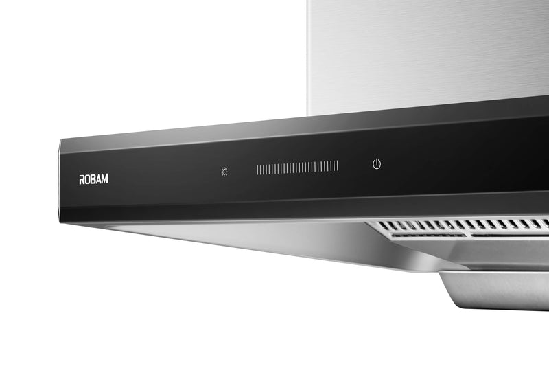 ROBAM 30-Inch Under Cabinet/Wall-Mounted Range Hood with Charcoal Filter in Stainless Steel (A831)