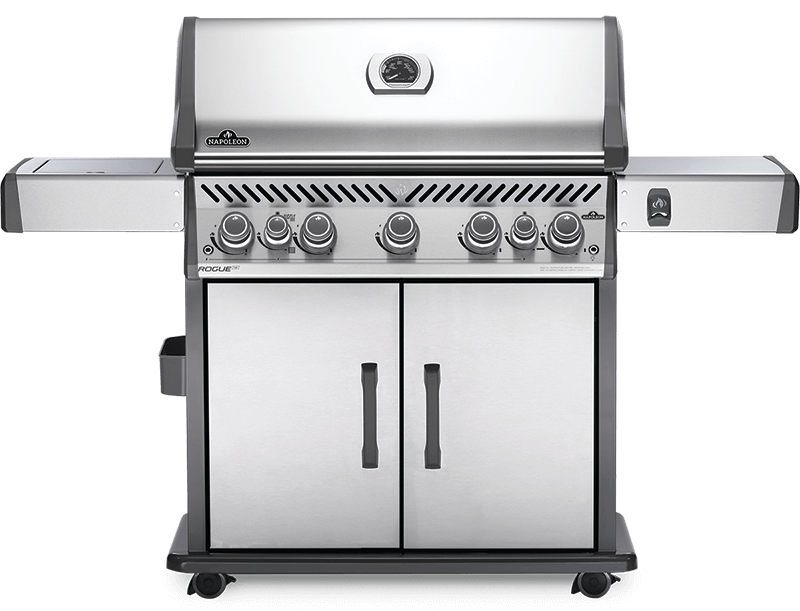 Napoleon 66" Rogue SE 625 RSIB Propane Gas Grill with Infrared Side and Rear Burners in Stainless Steel (RSE625RSIBPSS-1)