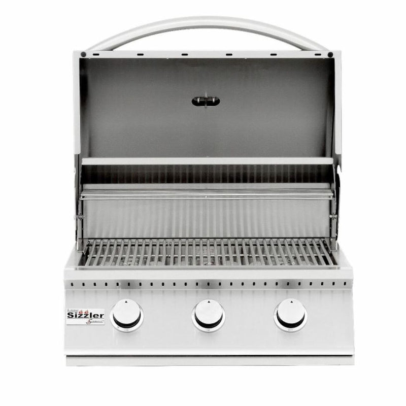 Summerset 26" Sizzler 3-Burner Built-In Natural Gas Grill in Stainless Steel (SIZ26-NG)