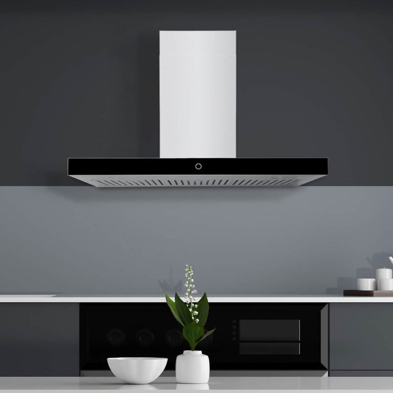 Hauslane 36-Inch Wall Mount Touch Control T-Shaped Range Hood with Stainless Steel Filters in Stainless Steel (WM-739SS-36)