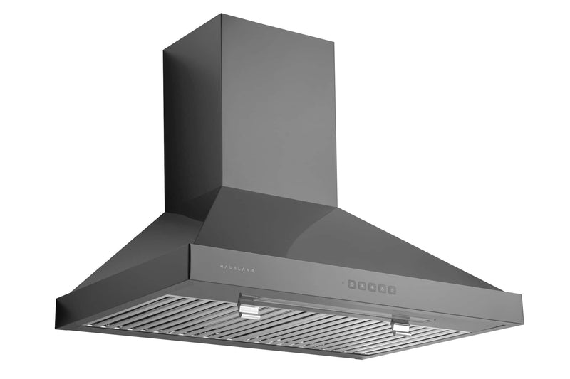 Hauslane 30-Inch Wall Mount Range Hood with Stainless Steel Filters in Black Stainless Steel (WM-590BSS-30)