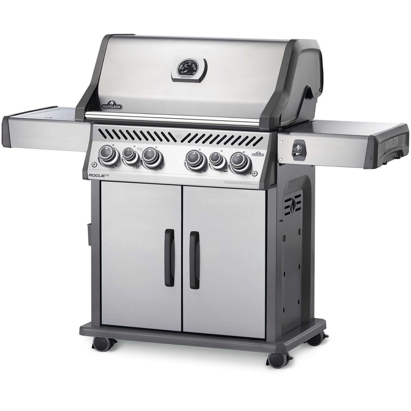 Napoleon 61" Rogue SE 525 RSIB Propane Gas Grill with Infrared Side and Rear Burners in Stainless Steel (RSE525RSIBPSS-1)