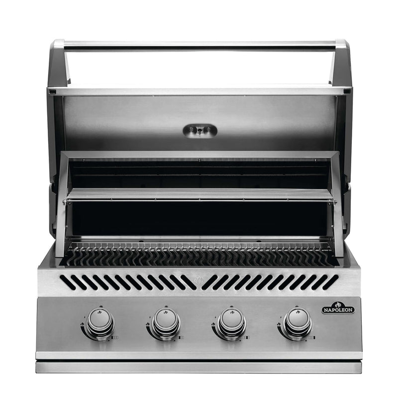 Napoleon 32" 500 Series Built-In Natural Gas Grill Head in Stainless Steel (BI32NSS)