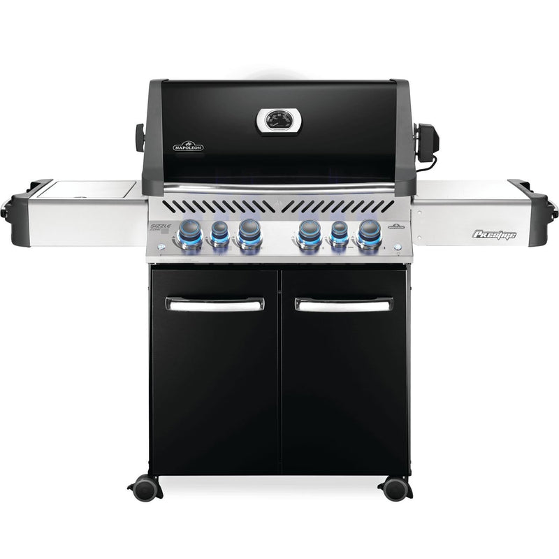 Napoleon 67" Prestige 500 RSIB Natural Gas Grill with Infrared Side and Rear Burners in Black (P500RSIBNK-3)