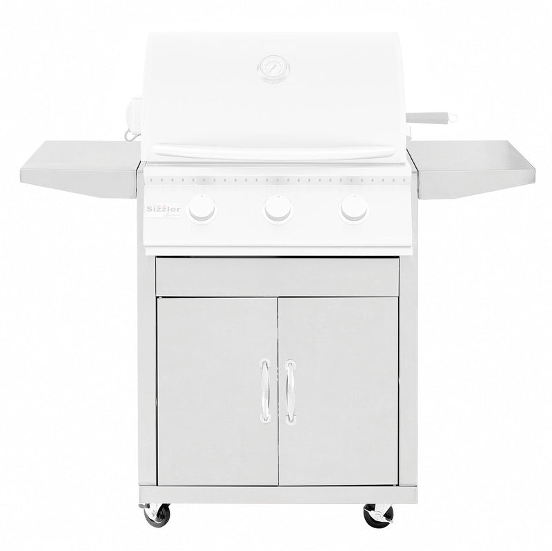 Summerset 26" Gas Grill Cart For Sizzler Gas Grills in Stainless Steel (CART-SIZ26)