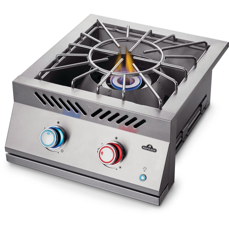 Napoleon 18" 700 Series Built-In Propane Gas Power Burner with Stainless Steel Cover (BIB18PBPSS)