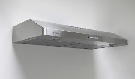 Faber 36" Levante Under Cabinet Convertible Range Hood with 400 CFM Class Blower in Stainless Steel (LEVT36SS395)