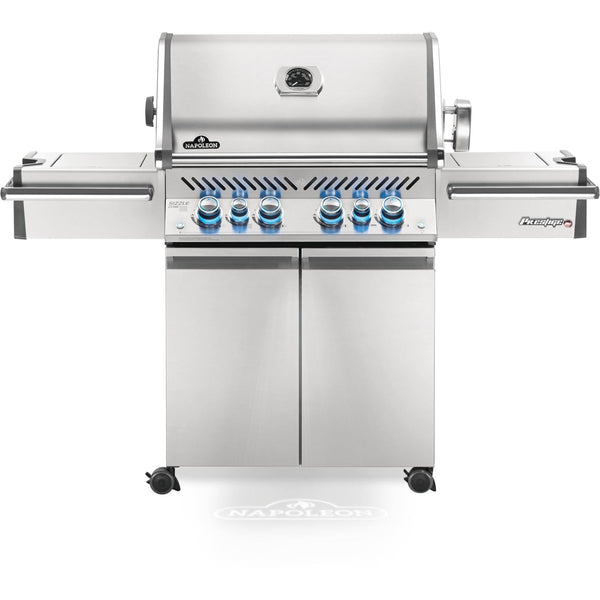 Napoleon 67" Prestige Pro 500 RSIB Natural Gas Grill with Infrared Side and Rear Burners in Stainless Steel (PRO500RSIBNSS-3)