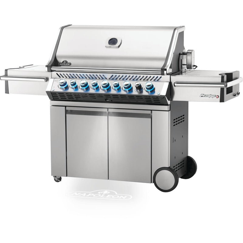 Napoleon 77" Prestige Pro 665 RSIB Natural Gas Grill with Infrared Side and Rear Burners in Stainless Steel (PRO665RSIBNSS-3)