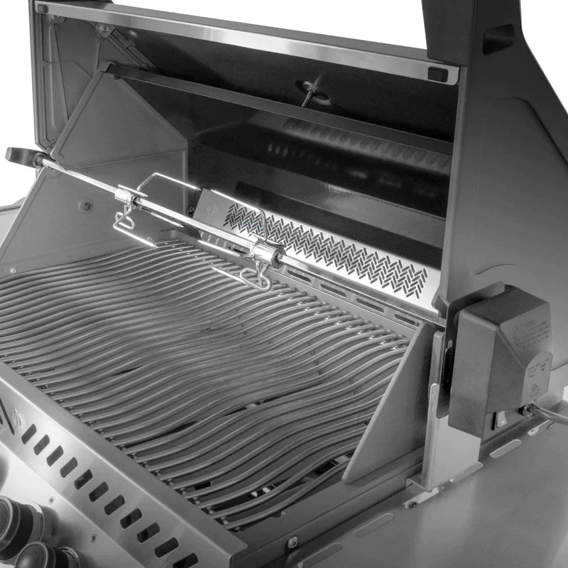 Napoleon 67" Prestige 500 RSIB Natural Gas Grill with Infrared Side and Rear Burners in Grey (P500RSIBNCH-3)