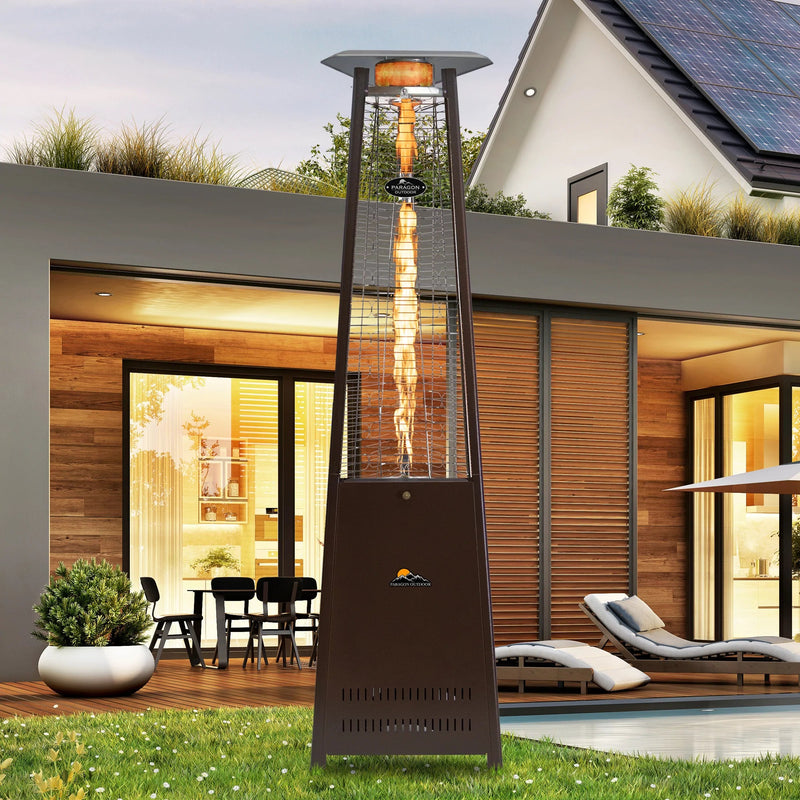 Paragon Outdoor Elevate Flame Tower Heater, 92.5", 42,000 BTU