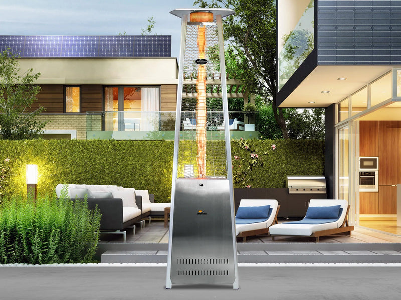 Paragon Outdoor Elevate Flame Tower Heater, 92.5", 42,000 BTU