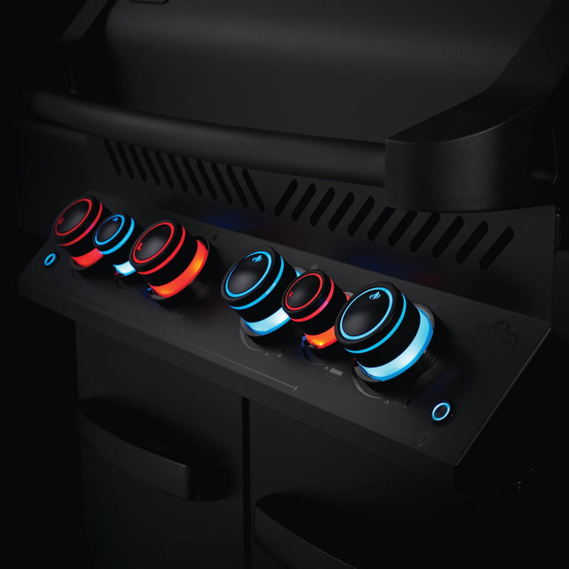 Napoleon 66" Phantom Prestige 500 RSIB Propane Gas Grill with Infrared Side and Rear Burners in Matte Black (P500RSIBPMK-3-PHM)