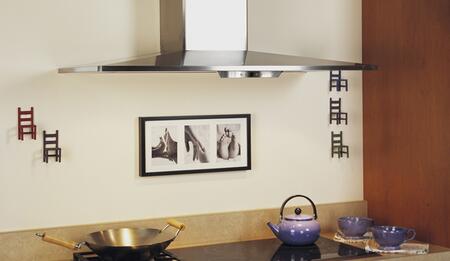 Faber 30" Diamante Wall Mounted Convertible Range Hood with 600 CFM Class Blowerin Stainless Steel (DIAM30SS)