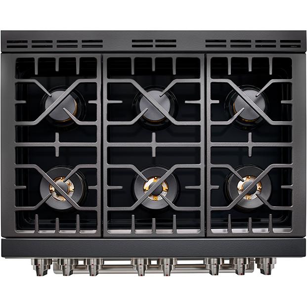 Forza 36-Inch 6.0 cu. ft. Stainless Steel Pro-Style Gas Range (FR366GN)