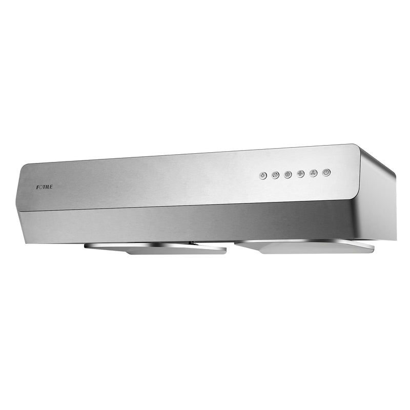 Fotile Pixie Air Series 30-inch 800 CFM Slim Line Under Cabinet Range Hood with WhisPower Motors and Capture-Shield Technology for Powerful & Quiet Cooking Ventilation (UQS3001)