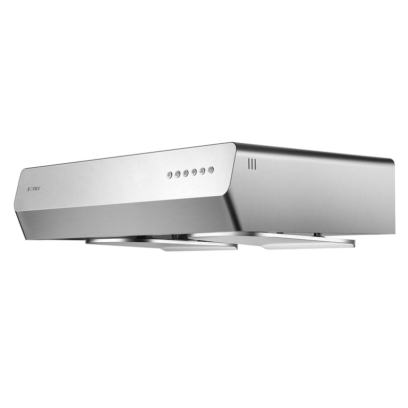 Fotile Pixie Air Series 30-inch 800 CFM Slim Line Under Cabinet Range Hood with WhisPower Motors and Capture-Shield Technology for Powerful & Quiet Cooking Ventilation (UQS3001)