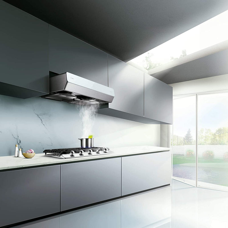 Fotile Pixie Air Series 30-inch 850 CFM Slim Line Under the Cabinet Range Hood with WhisPower Motors and Capture-Shield Technology for Powerful & Quiet Cooking Ventilation (UQG3002)