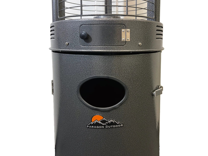 Paragon Outdoor Shine Round Flame Tower Heater, 82.5”, 44,000 BTU